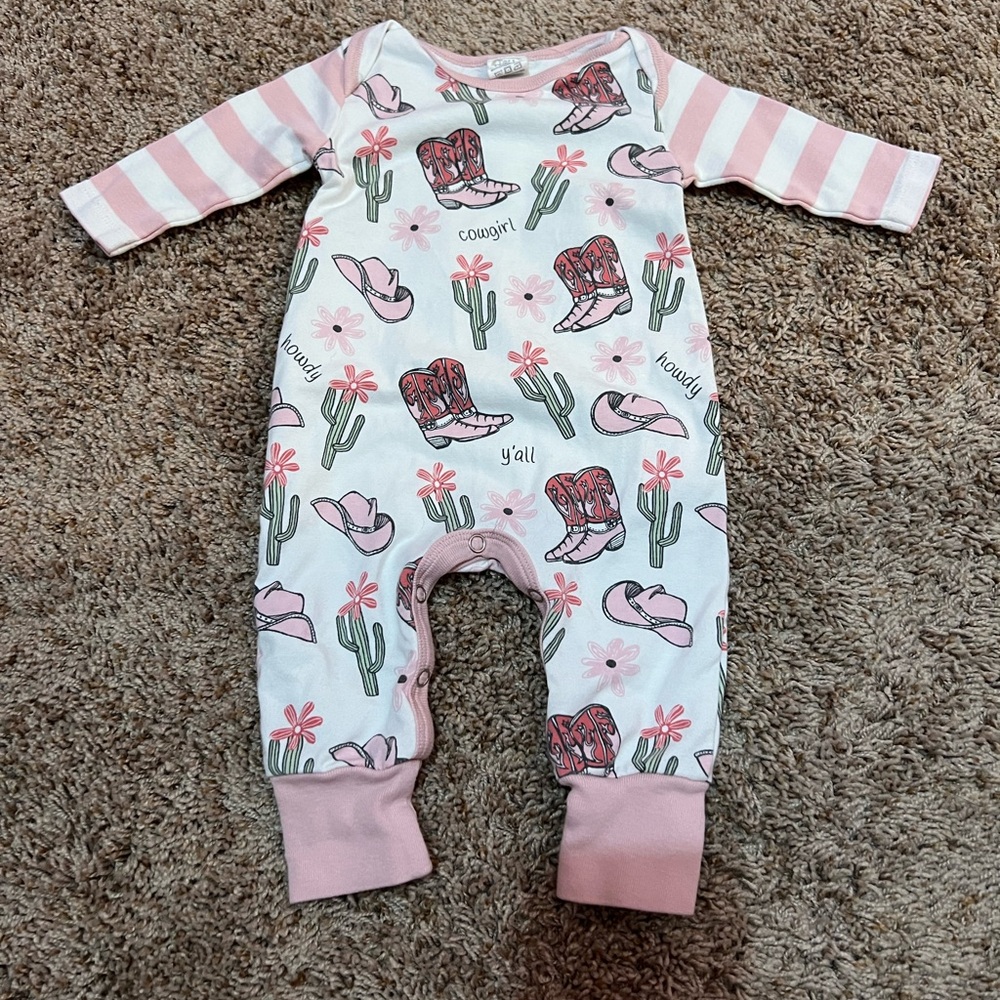 Tesa Babe cowgirl onesie 0-3m